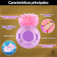 Anillo Vibrador Retardante Texturizado - vista 3