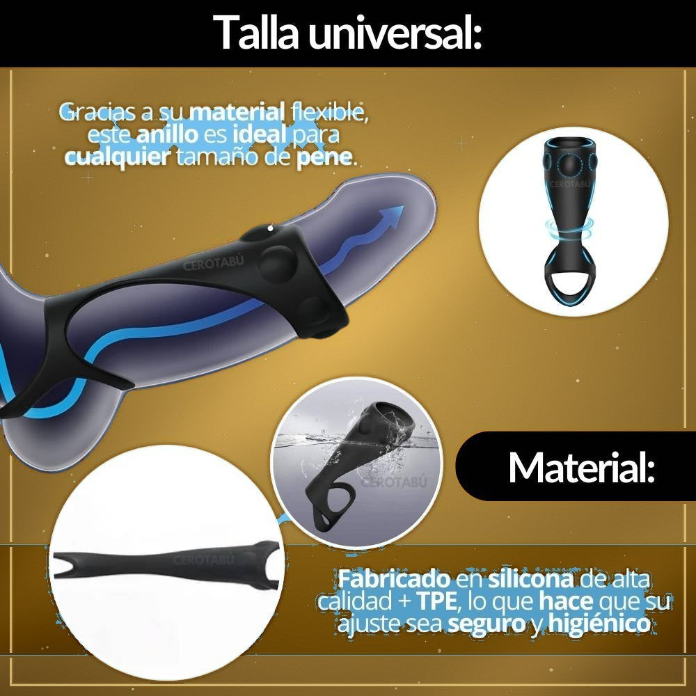 Anillo Retardante con Soporte para Testículos - vista 3