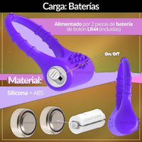 Anillo Vibrador Retardante Texturizado - vista 2