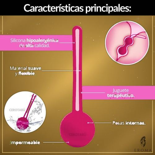 Bolas Chinas Kegel Talla S en Silicona - vista 2