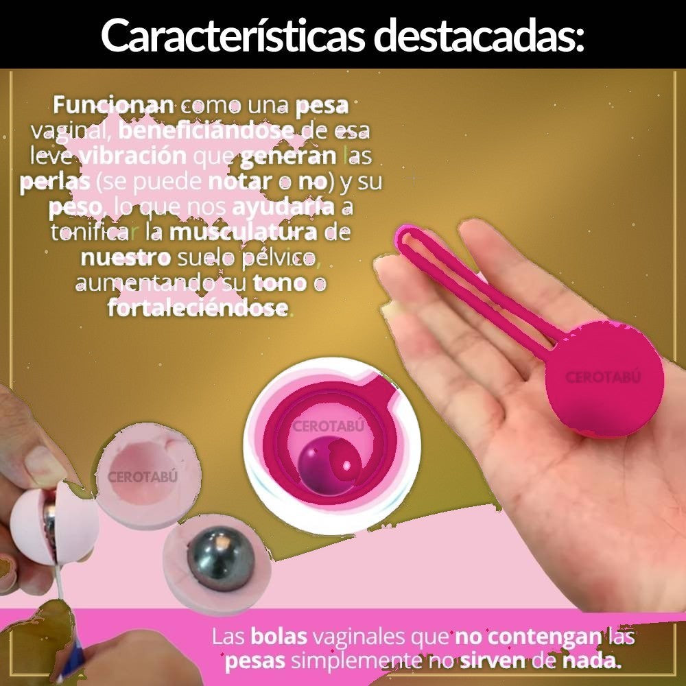 Bolas Chinas Kegel Talla S en Silicona - vista 3