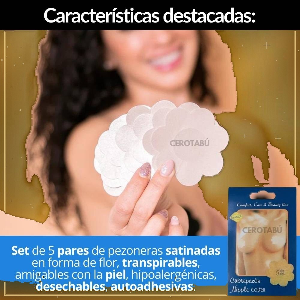 Cubre Pezones Adhesivo Desechable X10 - vista 2