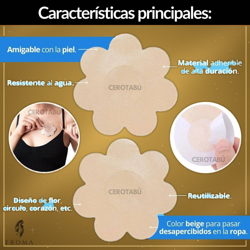 Cubre Pezones Adhesivo Desechable X10 - vista 3