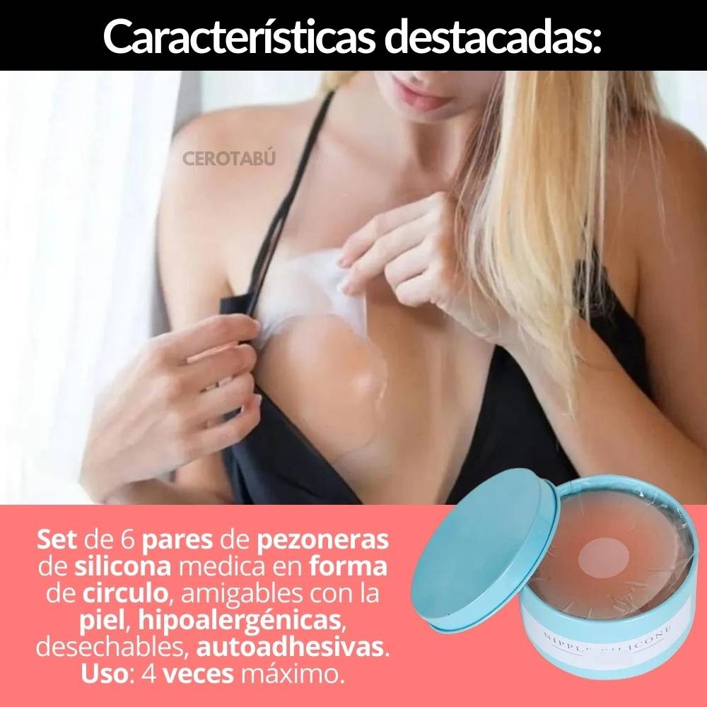 Cubre Pezones Adhesivos X6 (3 Pares) - vista 3