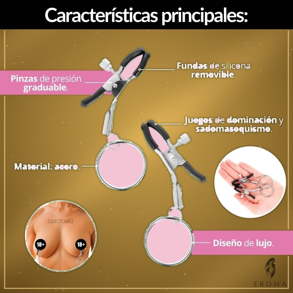 Pezoneras Premium de Acero Ajustables - vista 2