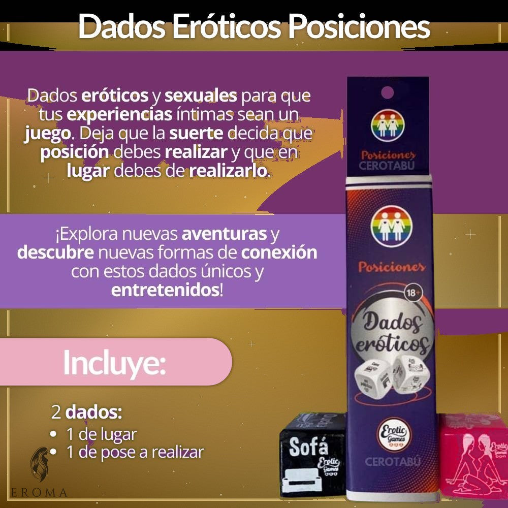 Dados Eróticos de Posiciones Sexuales - vista 2