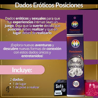 Dados Eróticos de Posiciones Sexuales - vista 2