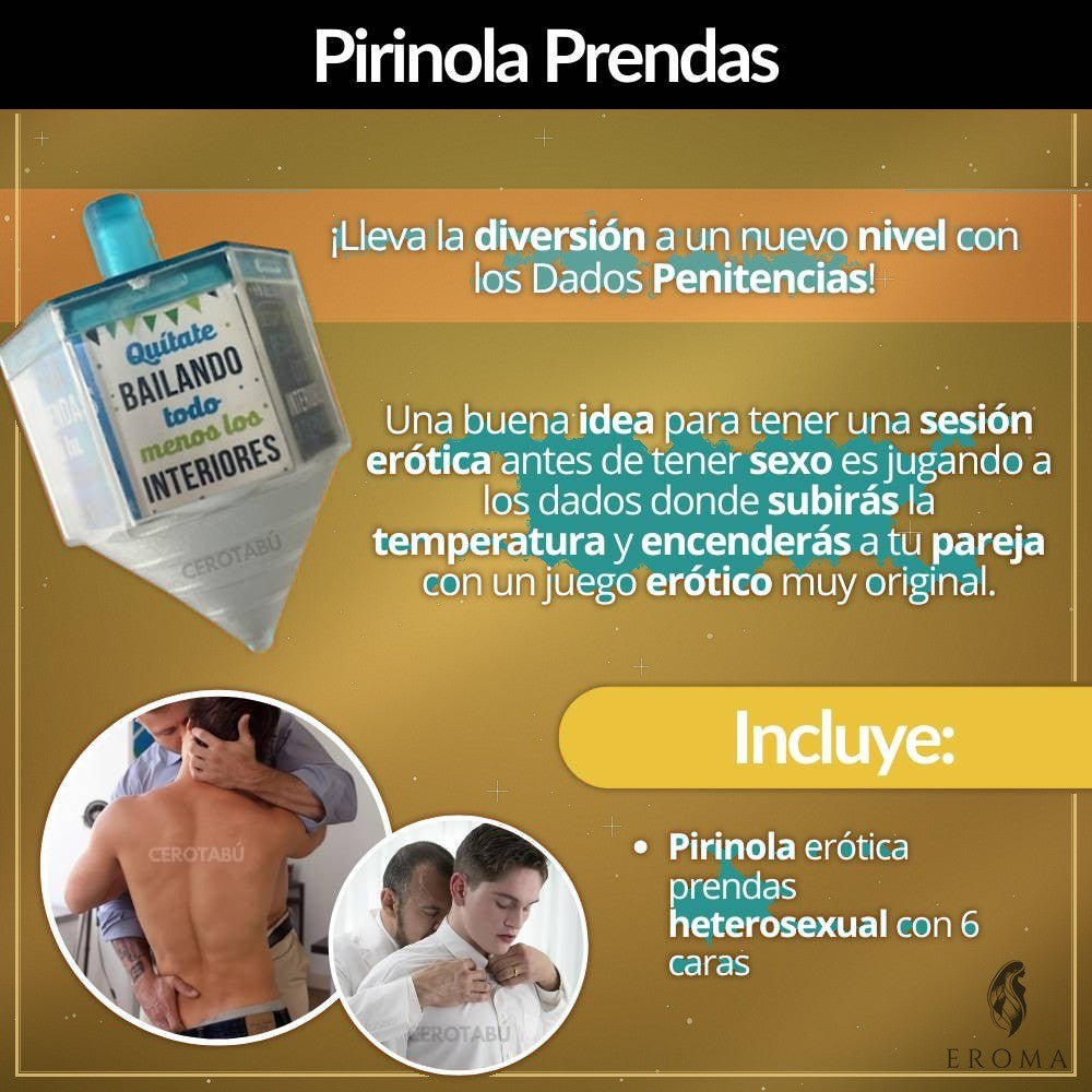 Pirinola de Prendas para Parejas - vista 3