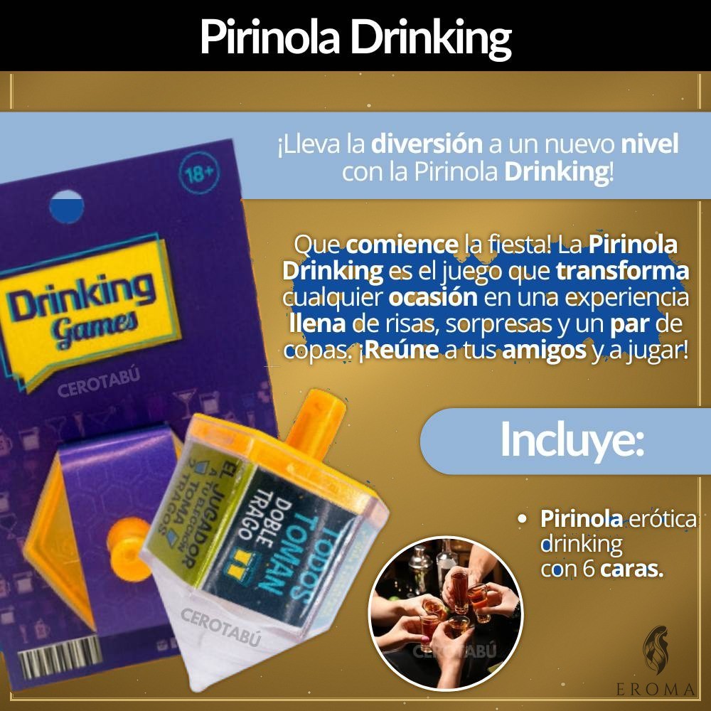 Pirinola Drinking para Fiestas - vista 2