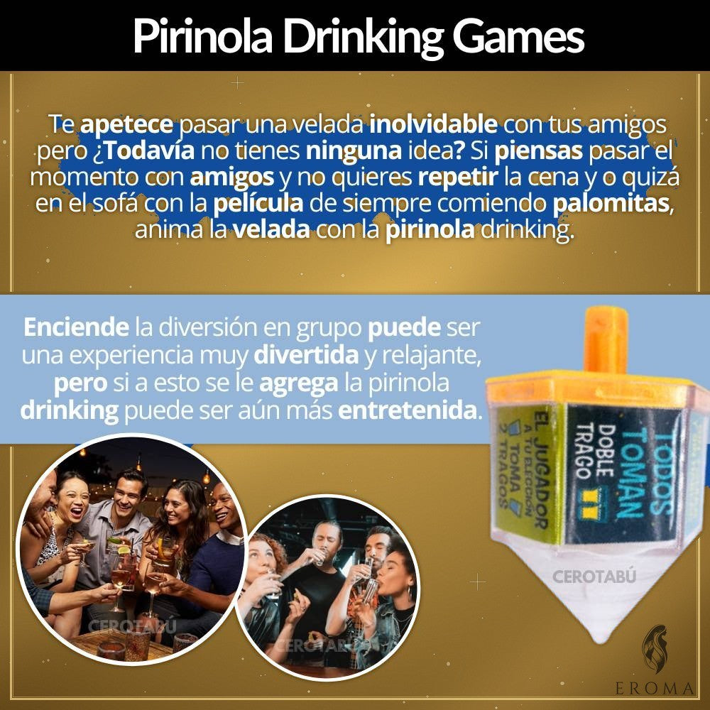 Pirinola Drinking para Fiestas - vista 3