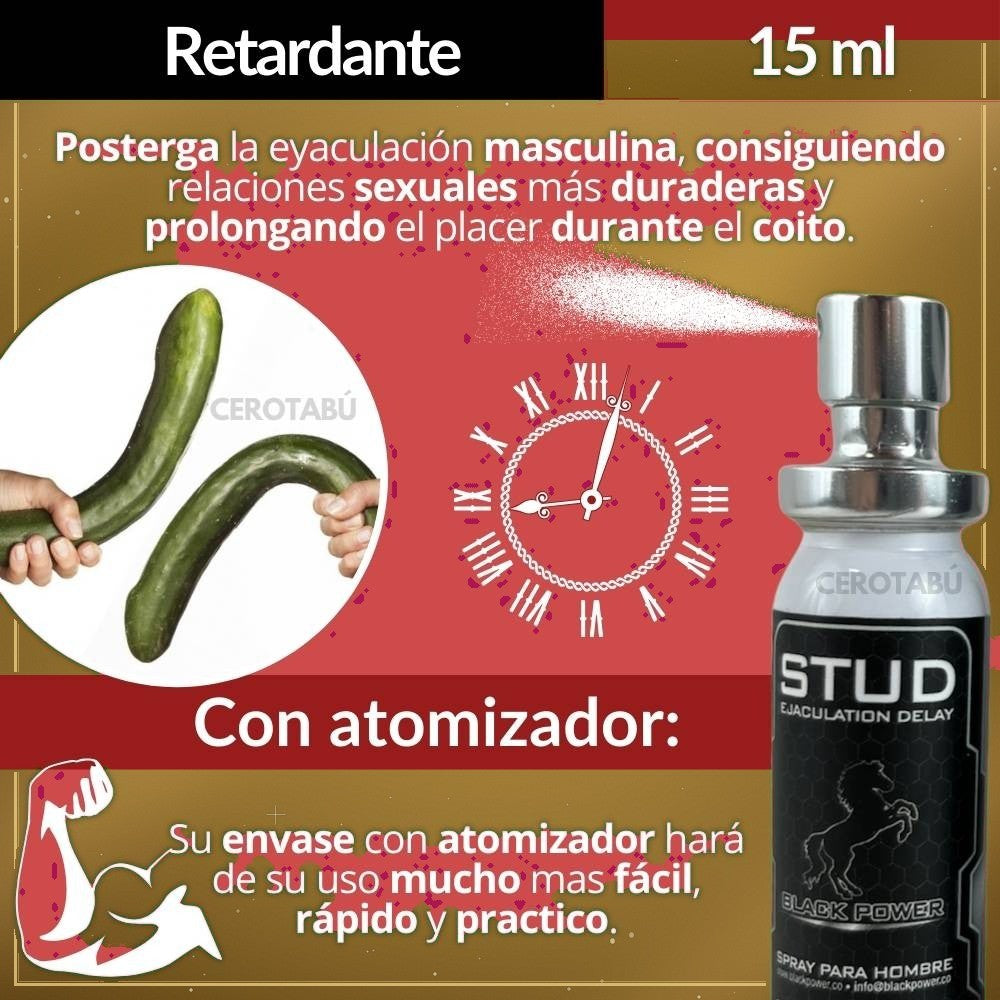 Retardante Black Power Stud - vista 3