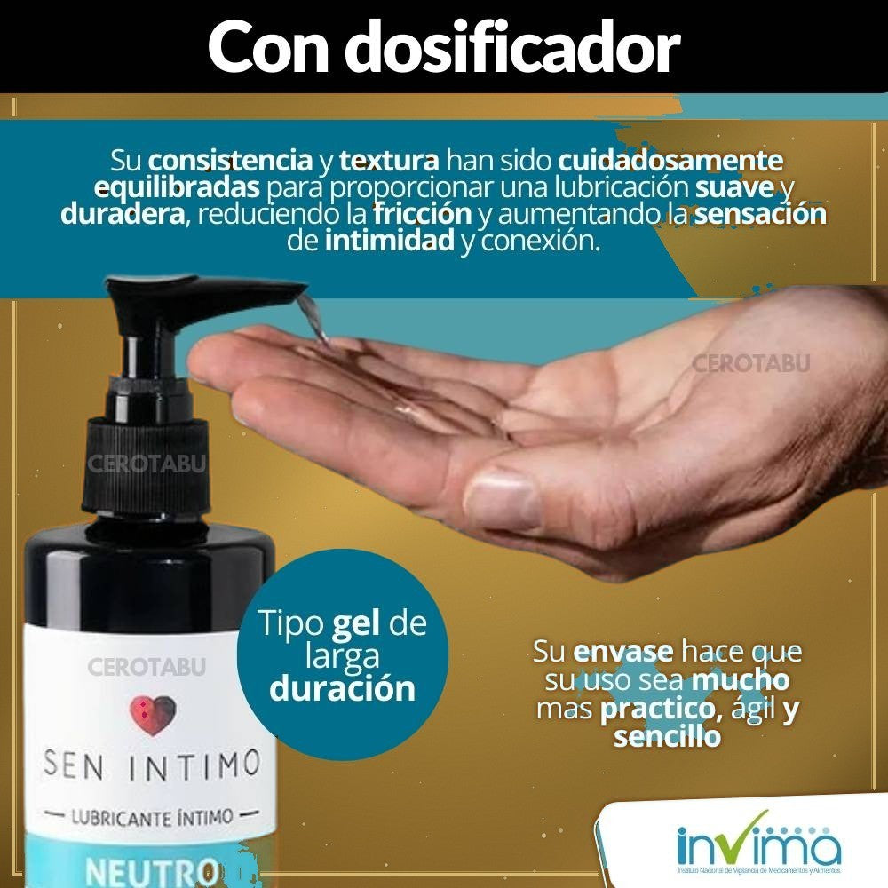 Lubricante Íntimo Neutro 250ml - vista 3