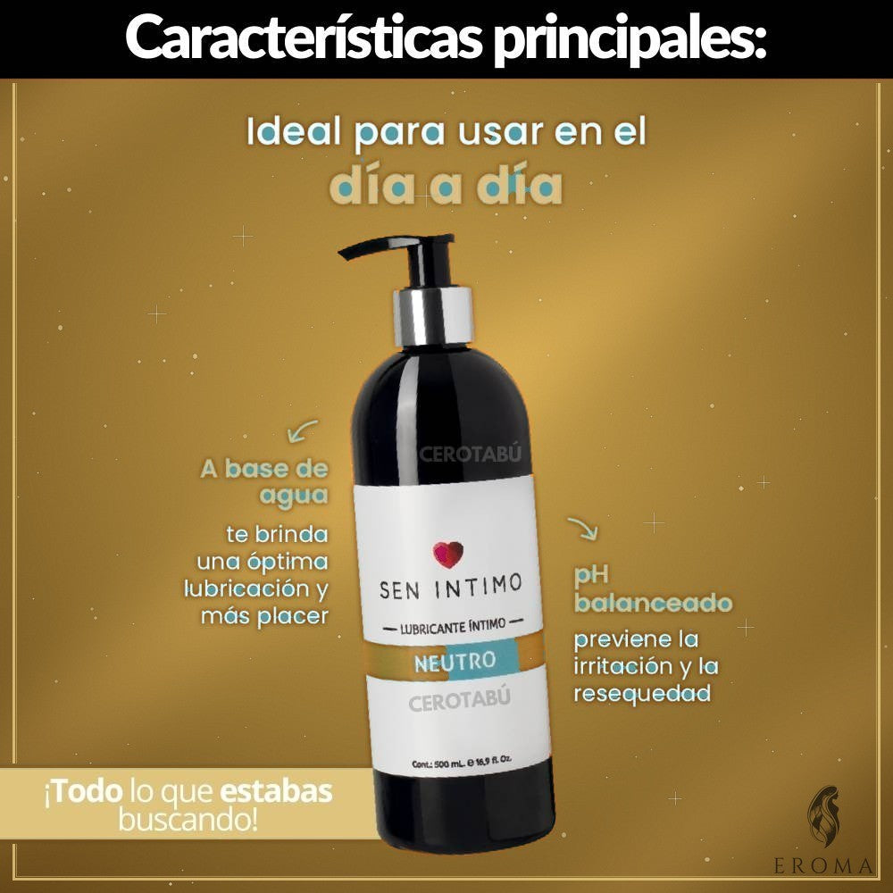 Lubricante Íntimo Neutro 500ml Base Agua - vista 2