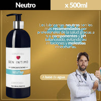Lubricante Íntimo Neutro 500ml Base Agua - vista 3