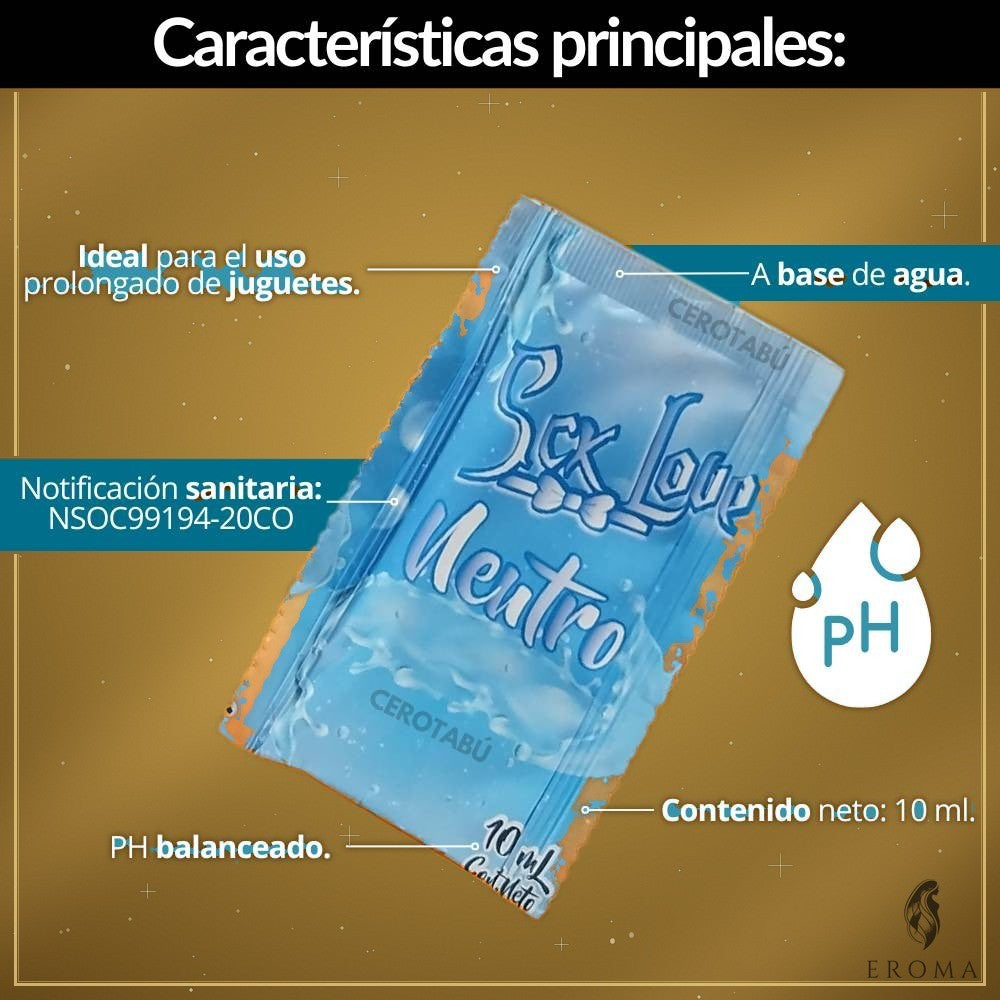 Lubricante Neutro Hidratante 10ml - vista 3