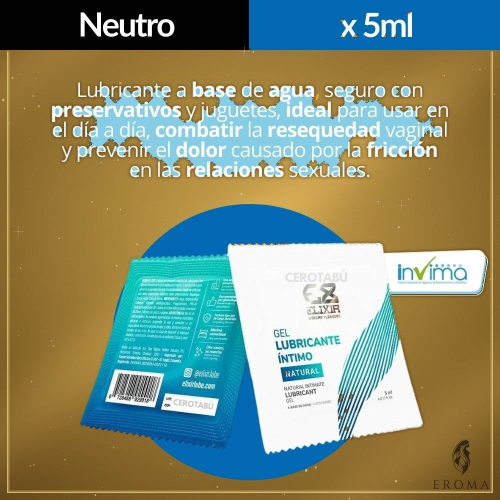 Lubricante Neutro Elixir 5ml - vista 3