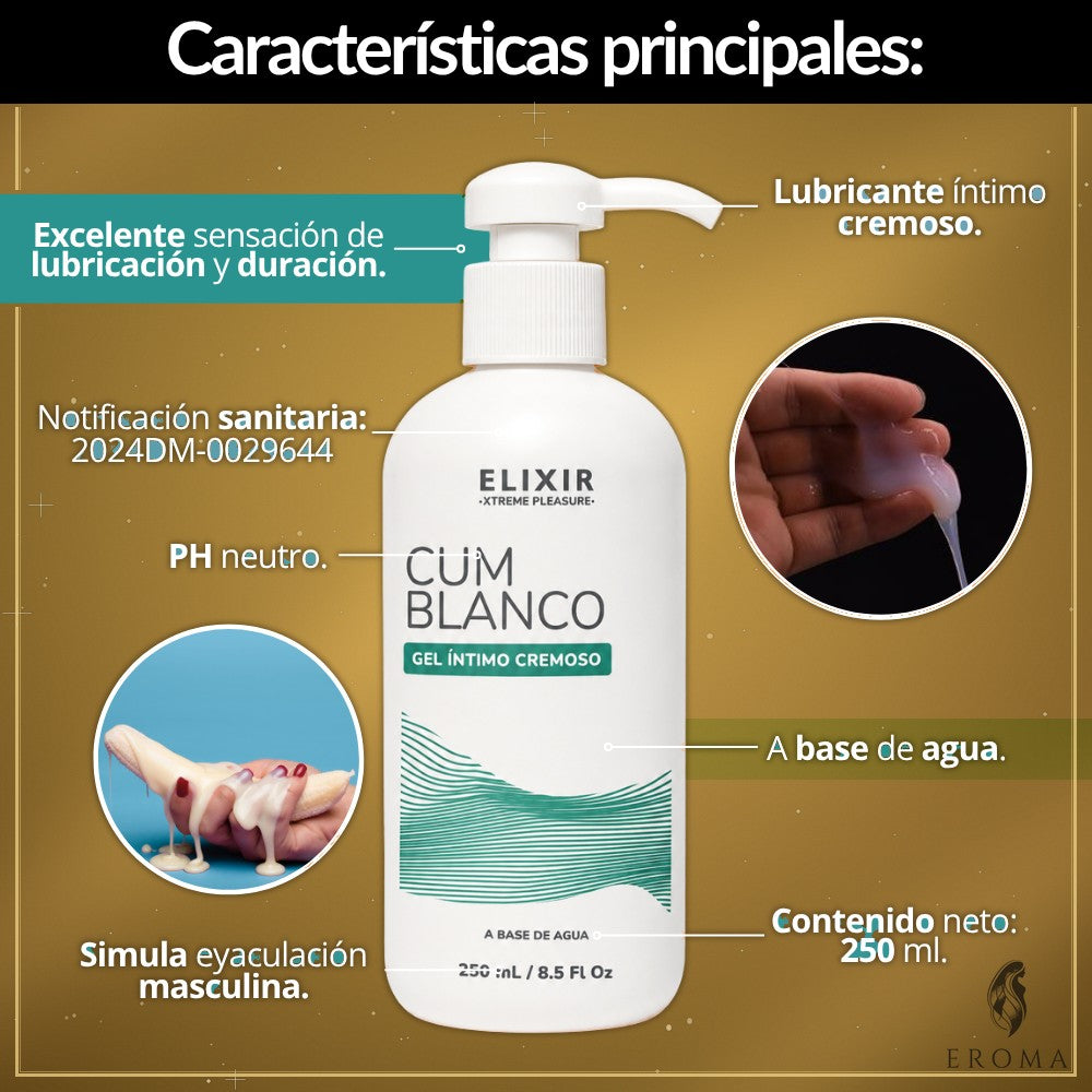 Lubricante Cum Elixir Creamy 250ml - vista 2