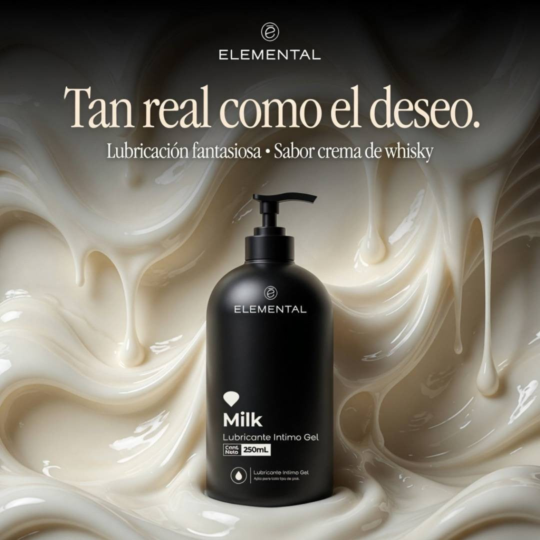Lubricante Milk Whisky 250ml Realista - vista 2
