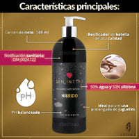 Lubricante Híbrido Agua y Silicona 500ml - vista 2
