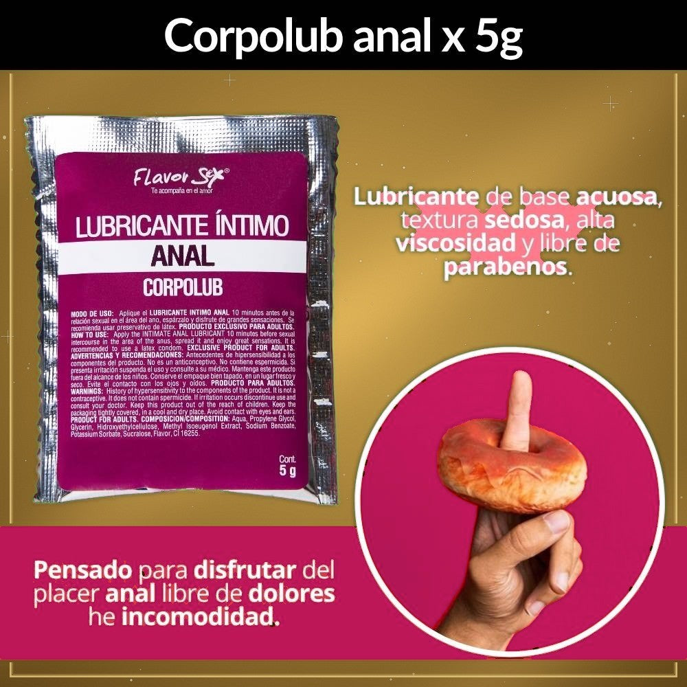 Lubricante Anal Corpolub 5g sin Dolor - vista 2