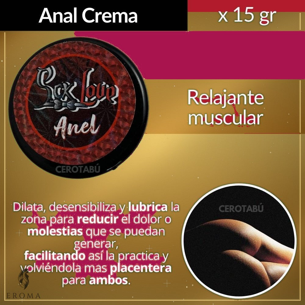 Crema Dilatadora Anal Sex Love 15g - vista 3