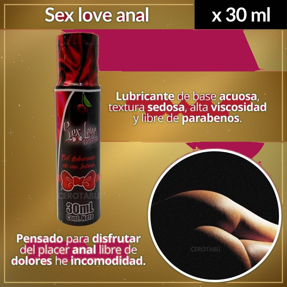 Lubricante Anal Sex Love sin Dolor 30ml - vista 2