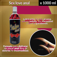 Lubricante Anal Sex Love 1000ml Larga Duración - vista 3