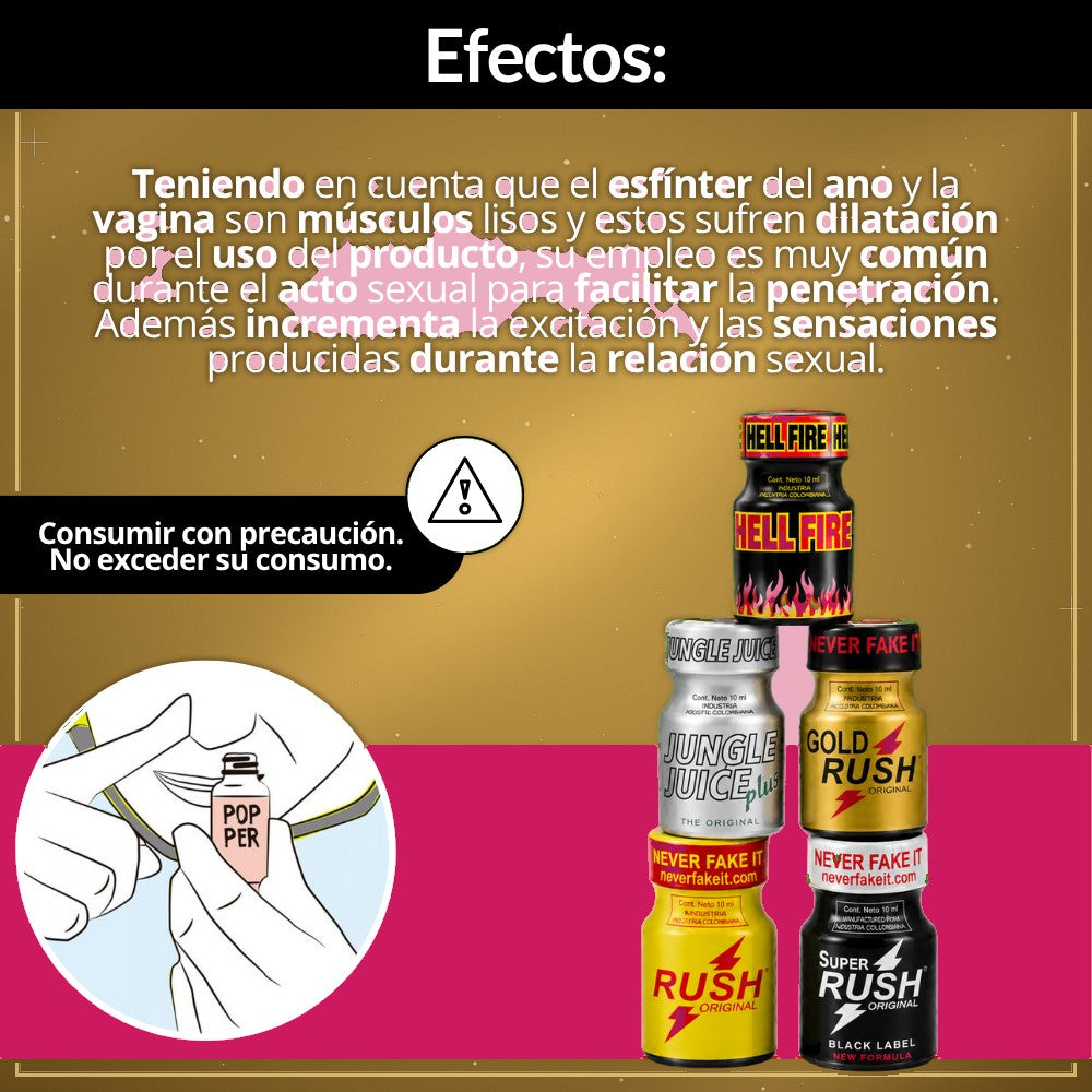 Dilatador Anal Estimulador Rush 10ml - vista 2