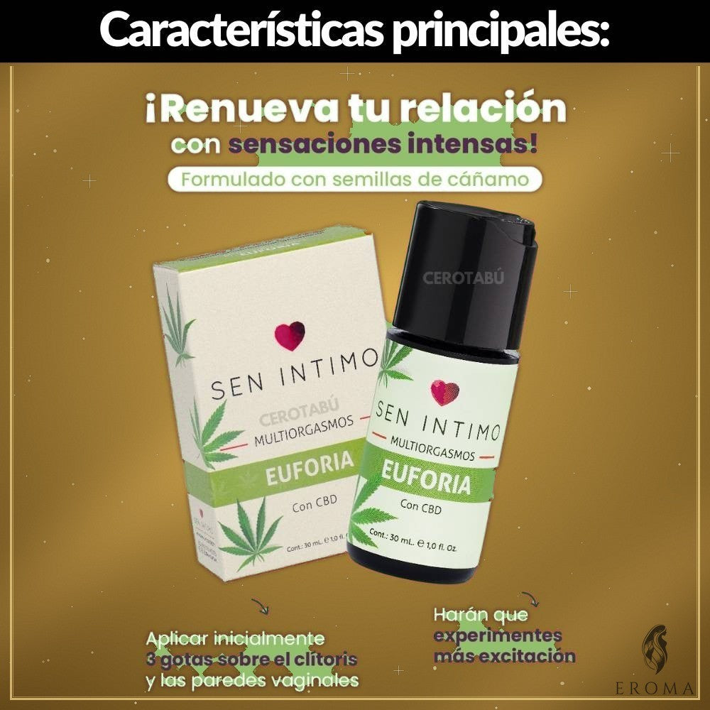 Lubricante Íntimo Euforia Cannabis 30ml - vista 3