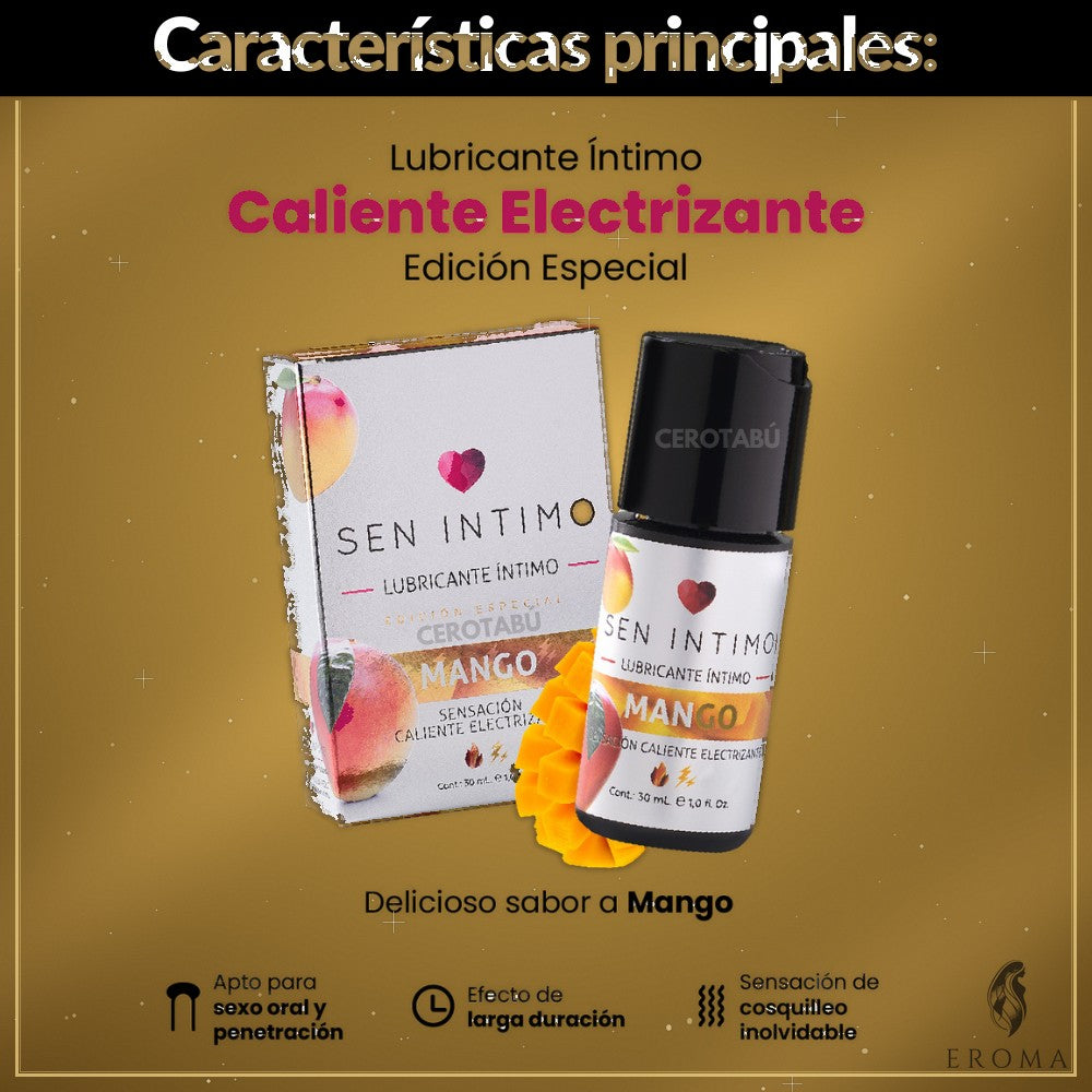 Lubricante Electrizante Sabor Mango 30ml - vista 3