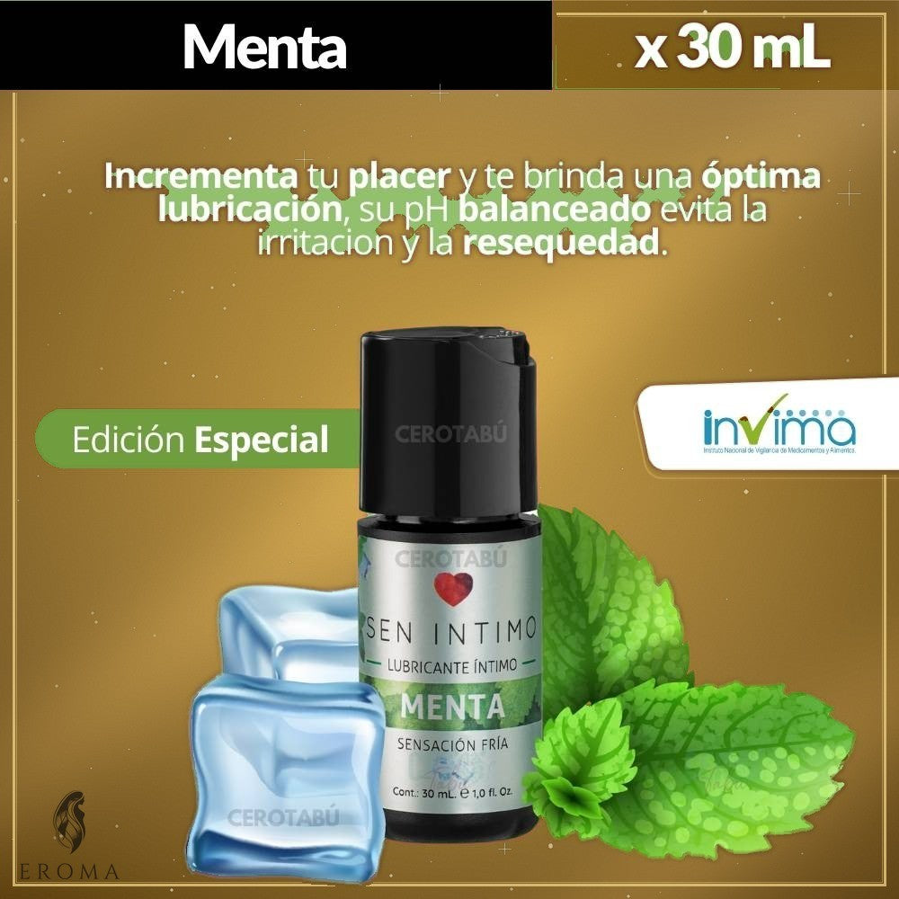 Lubricante Sabor Menta Fría 30ml - vista 2