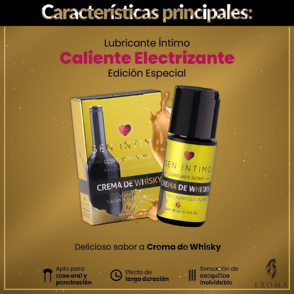 Lubricante Caliente Sabor Whisky 30ml - vista 3