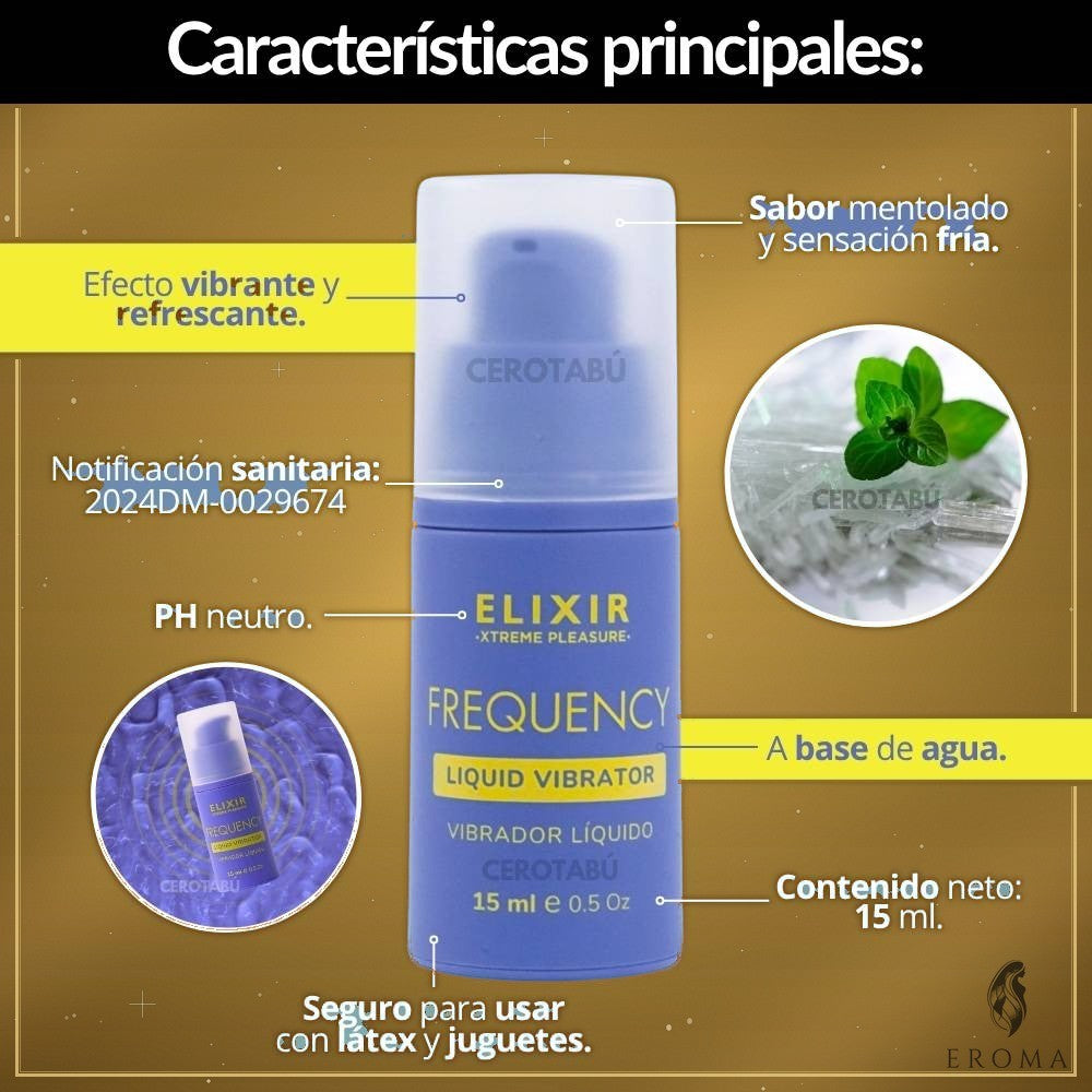 Lubricante Vibrador Líquido Elixir 15ml - vista 3