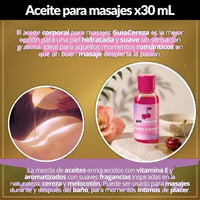 Aceite Caliente Corporal Cereza 30ml - vista 2