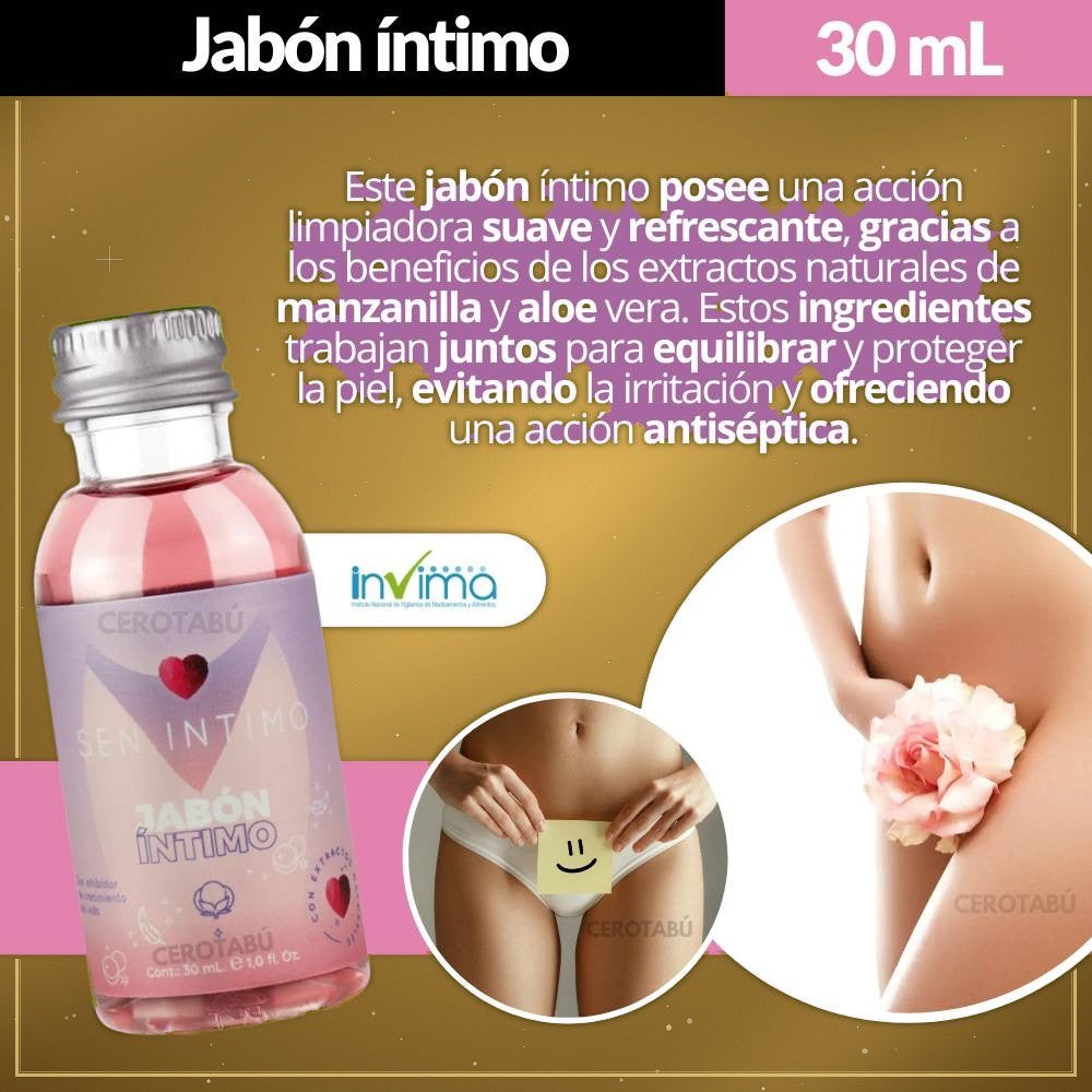 Jabón Íntimo Hidratante 30ml - vista 3