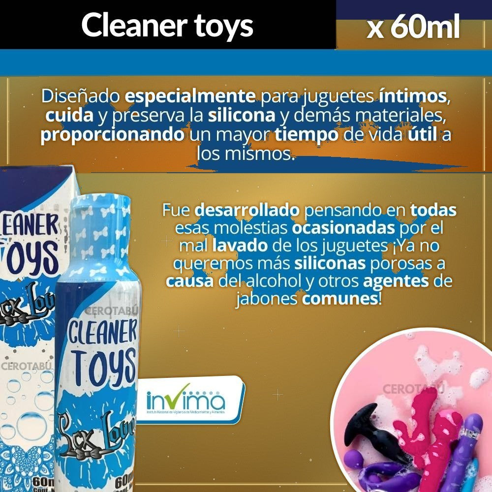 Toy Cleaner Limpiador de Juguetes 60ml - vista 2