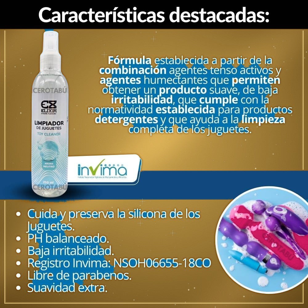 Limpiador Neutro Toy Cleaner 250ml - vista 2