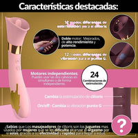 Vibrador 2 en 1 Succionador y Punto G - vista 3