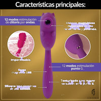 Vibrador 2 en 1 Succionador Premium - vista 2