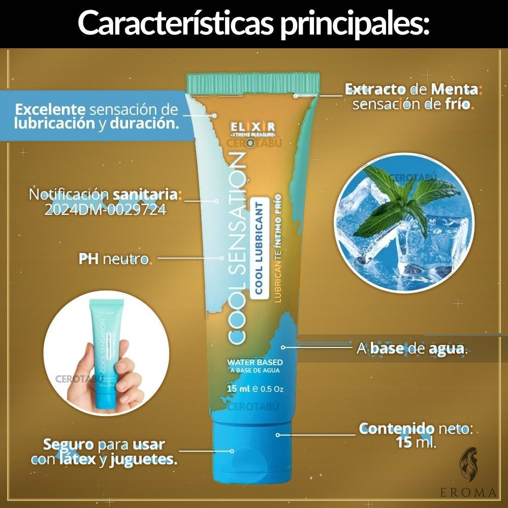 Lubricante Cool Sensation Menta 15ml - vista 2