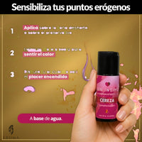 Lubricante Sabor Cereza Caliente 30ml - vista 4