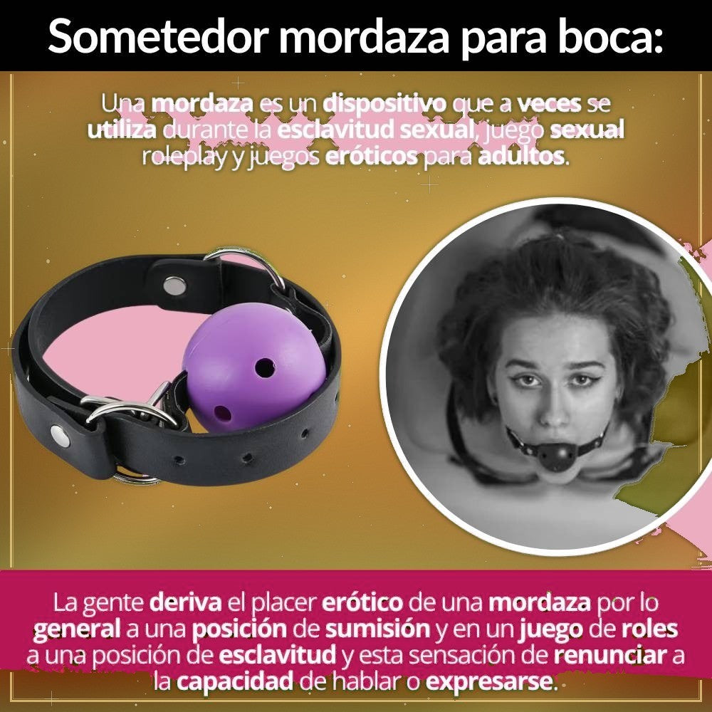 Mordaza Ajustable Sometedor BDSM - vista 3
