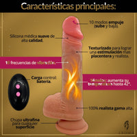 Dildo Térmico Sube y Baja 22,5cm - vista 6