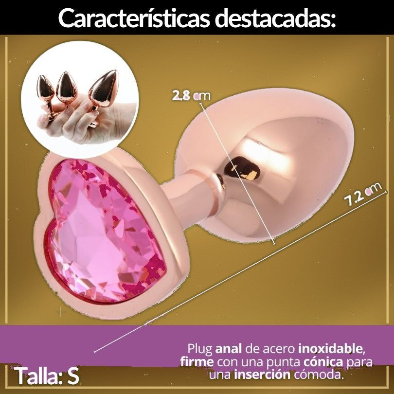 Plug Anal Joya Corazón Talla S - vista 5