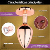 Plug Anal Joya Corazón Talla L - vista 3