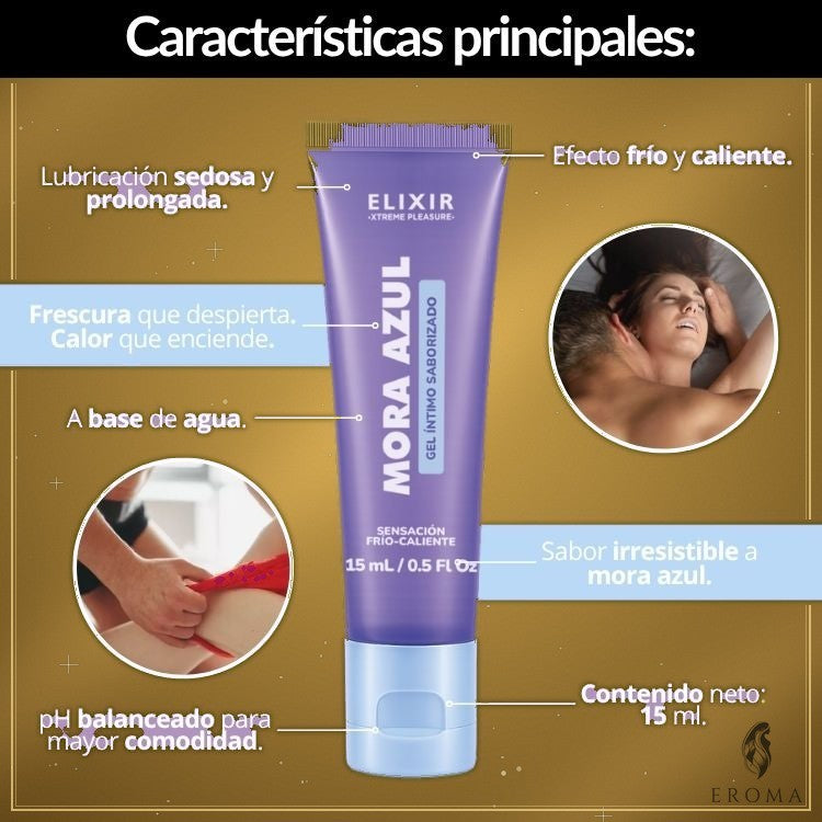 Lubricante Mora Azul Frío-Caliente - vista 2