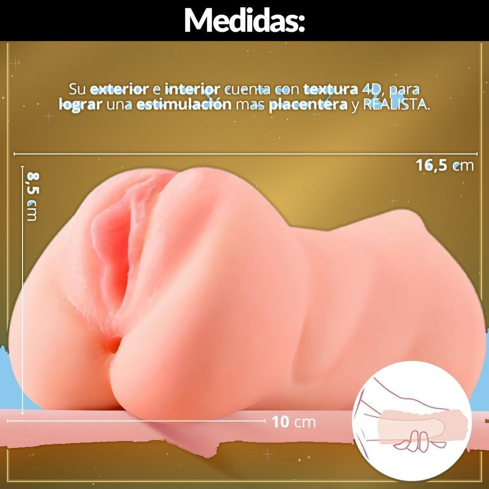Masturbador Vagina y Ano Realista TPE - vista 6