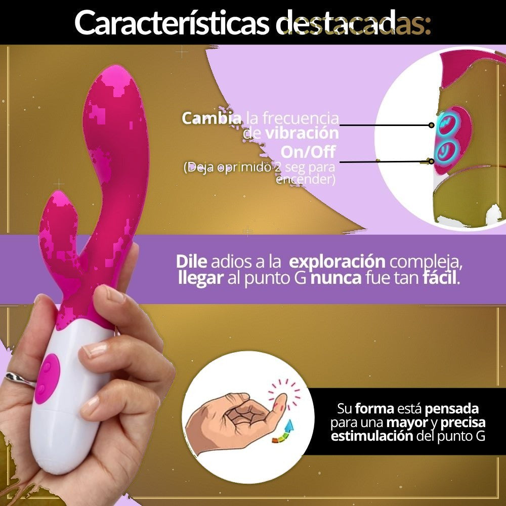 Vibrador Doble Estimulación 30 Funciones - vista 2