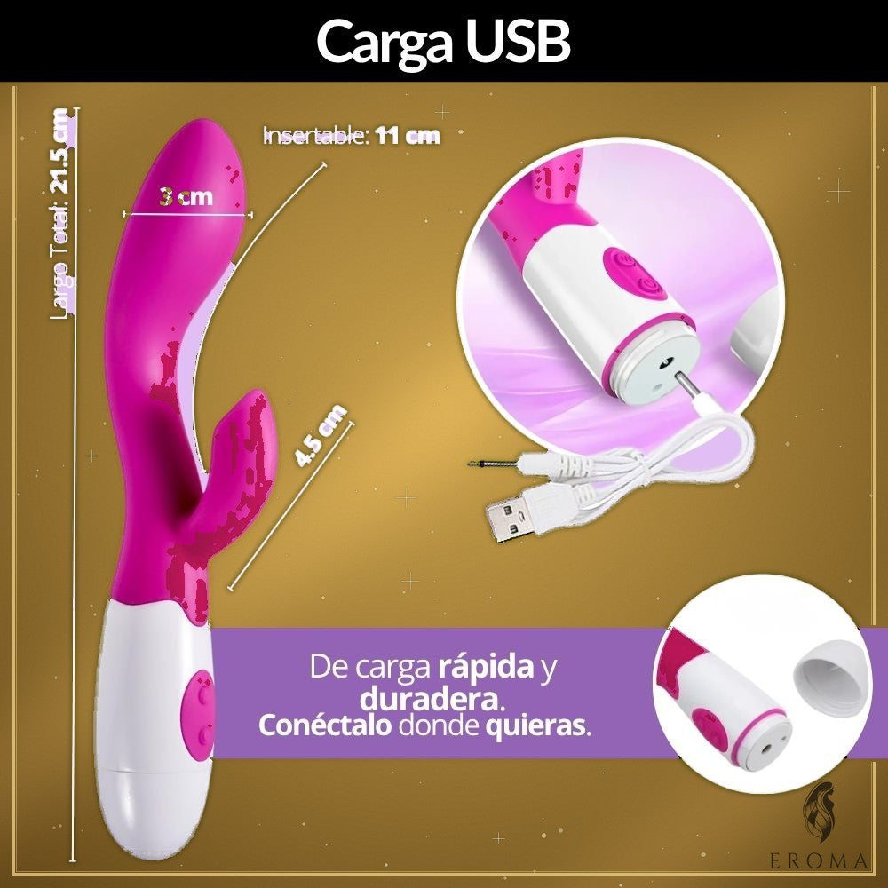 Vibrador Doble Estimulación 30 Funciones - vista 5