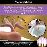 Dildo Torso Realista Textura Vértebra - vista 5